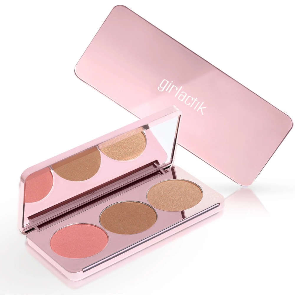 Girlactik Blush Me & Glow Face Palette In Light